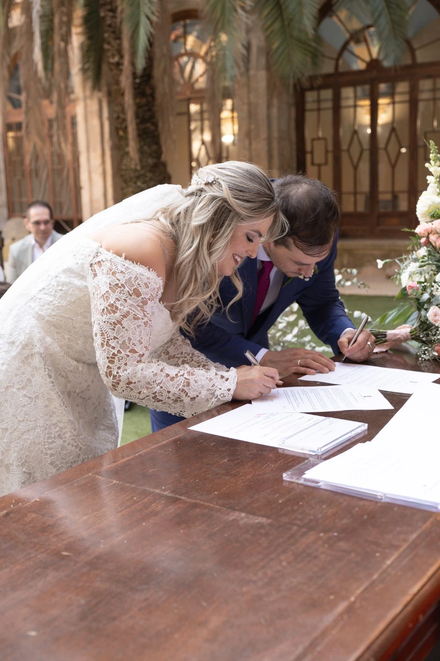 FIRMA DE NOVIOS